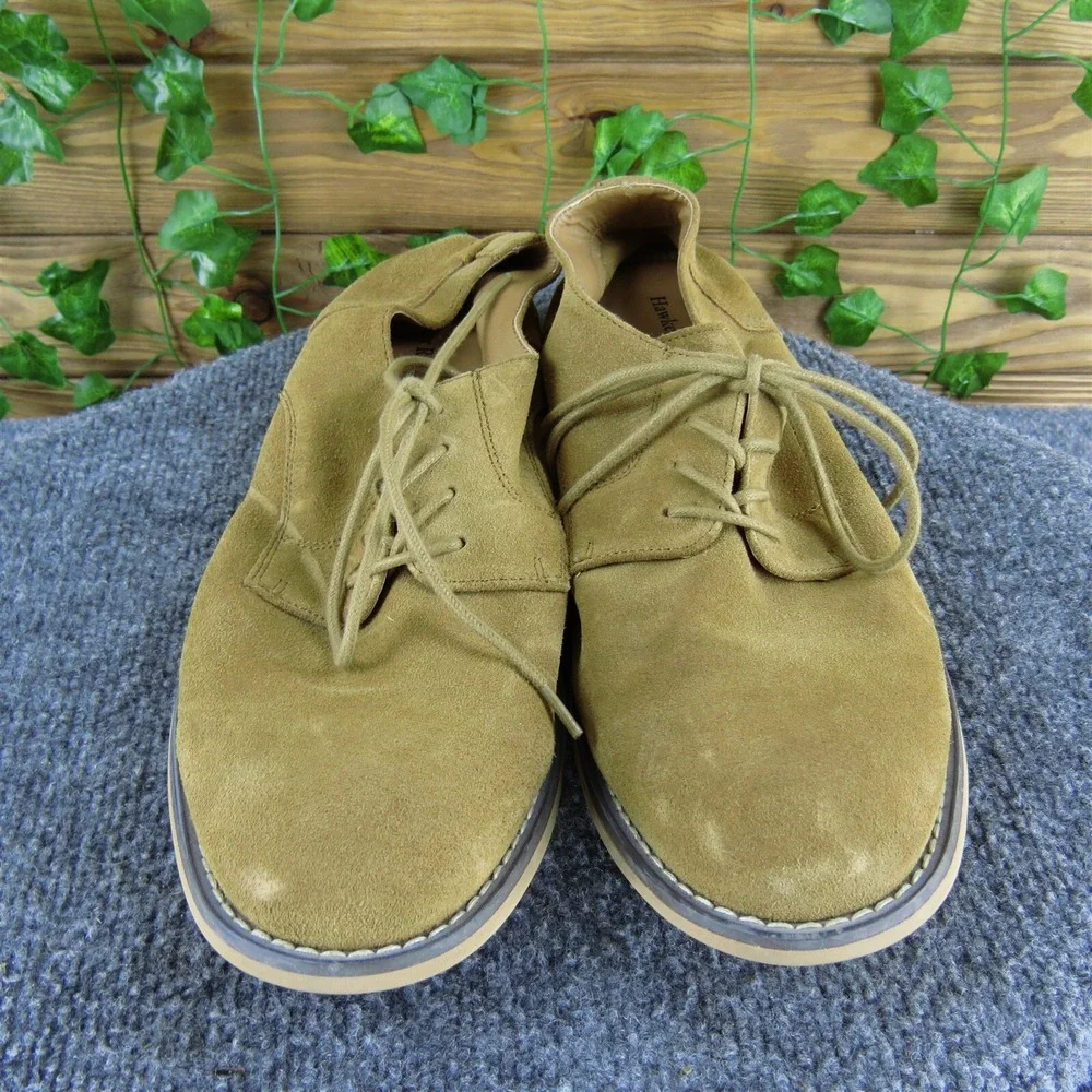 Hawker‎ Rye Men's  Derby Oxfords Brown Leather Size 10.5 Medium  Used 2025